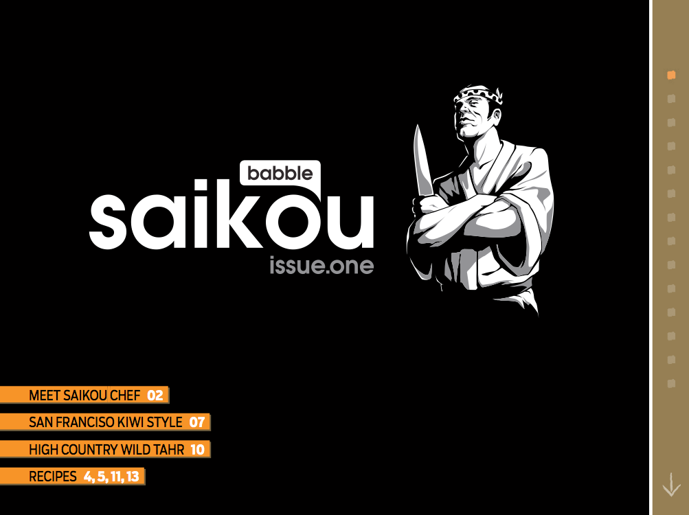 Saikou-babble Issue One.png