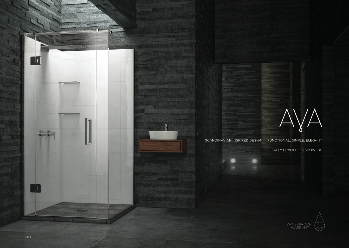 Scandinavian Inspired Design - Full Frameless Showers
