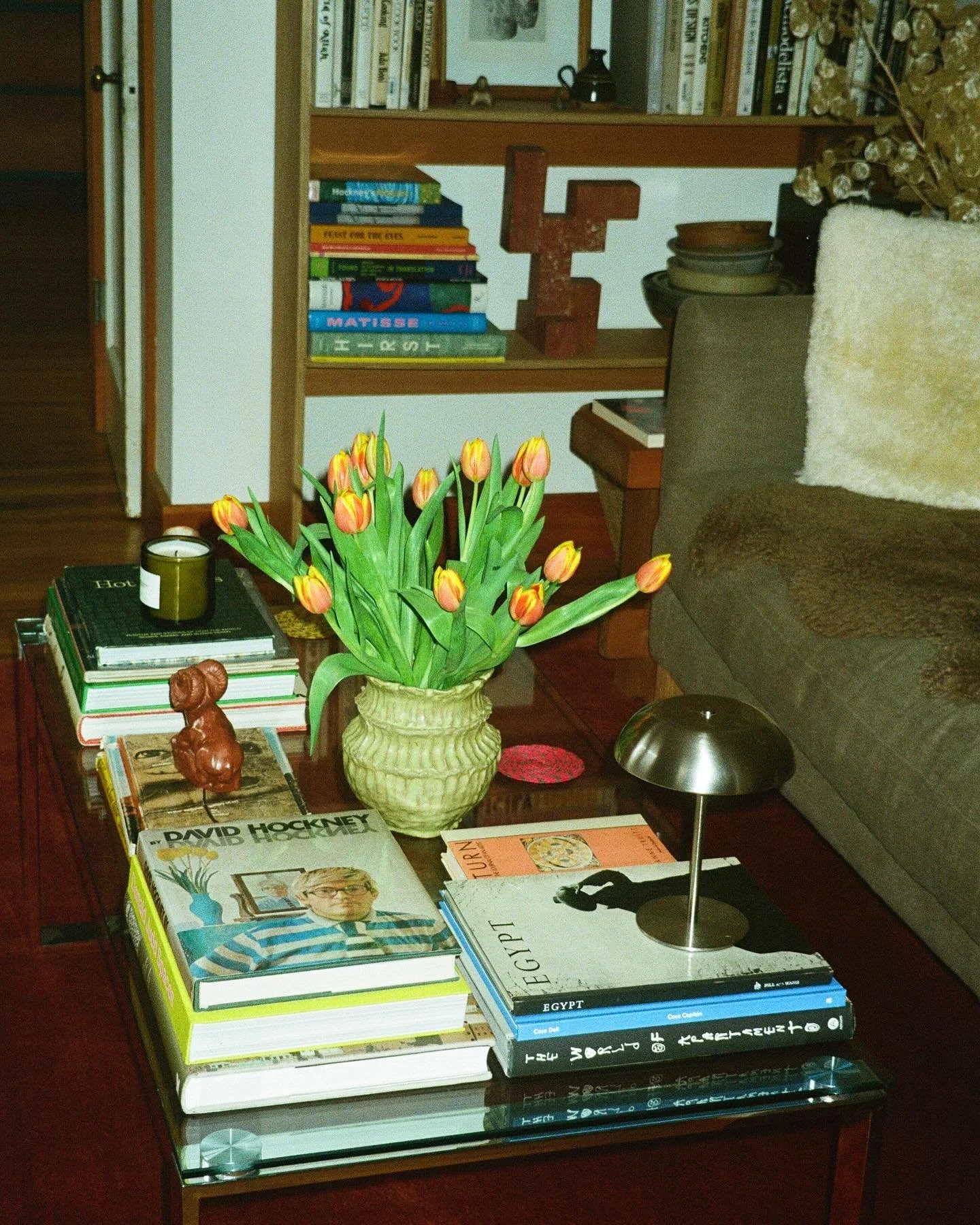 the end of a roll of film; snapped quickly so I could drop it off