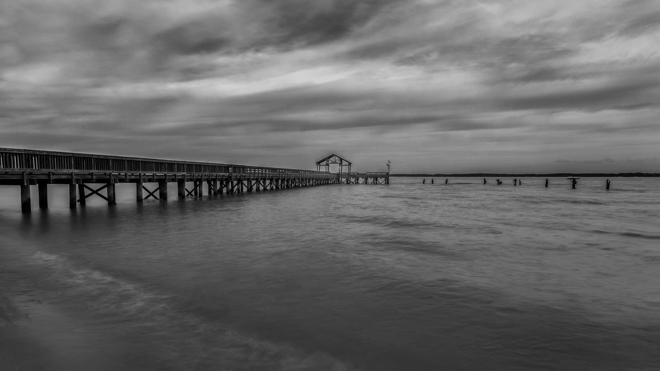 My 10 minute photograph of the fishing pier at Leesylvania State Park