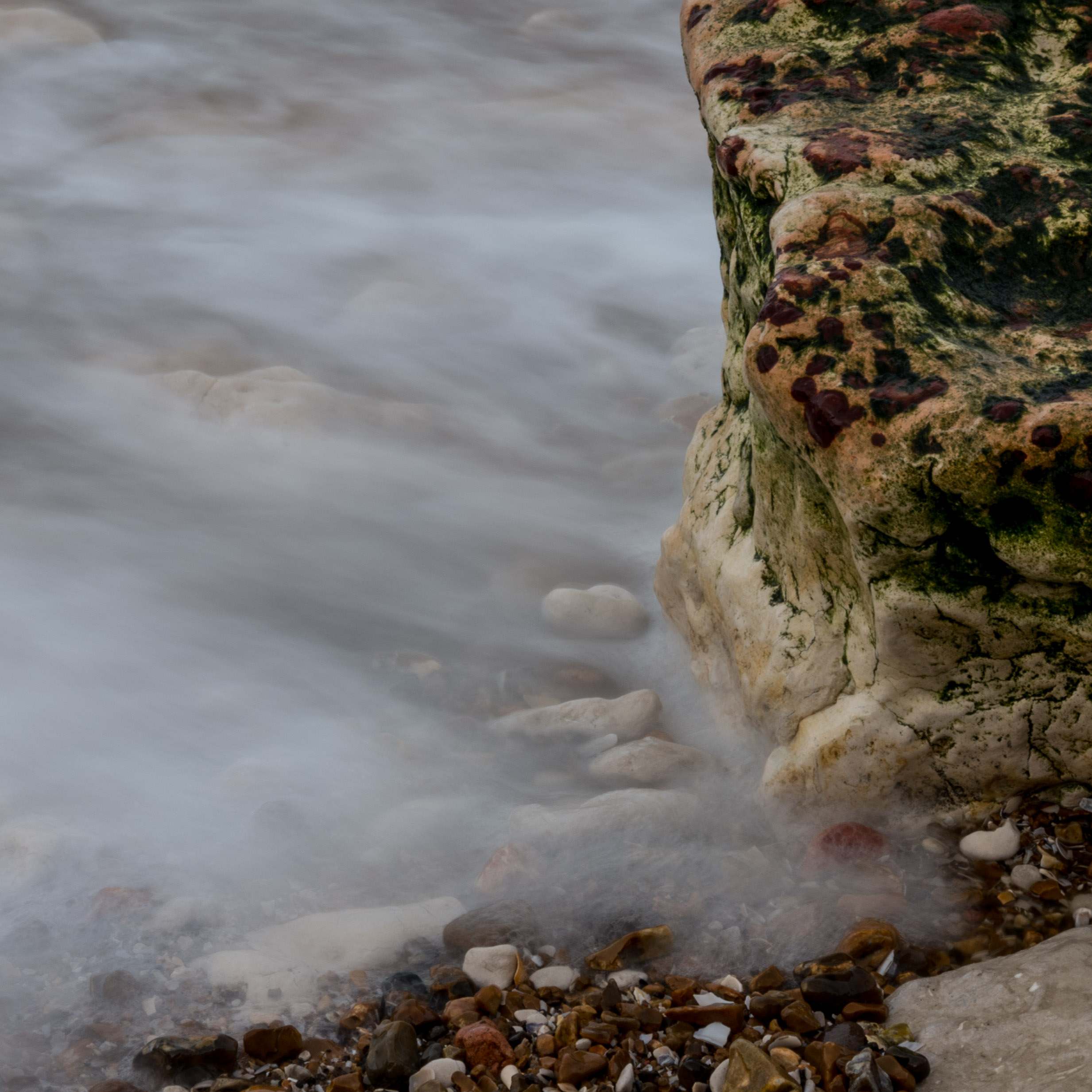 Nice results when using a neutral density filter on a f/22 @ 2.5 second exposure. Nice and sharp and clean.
