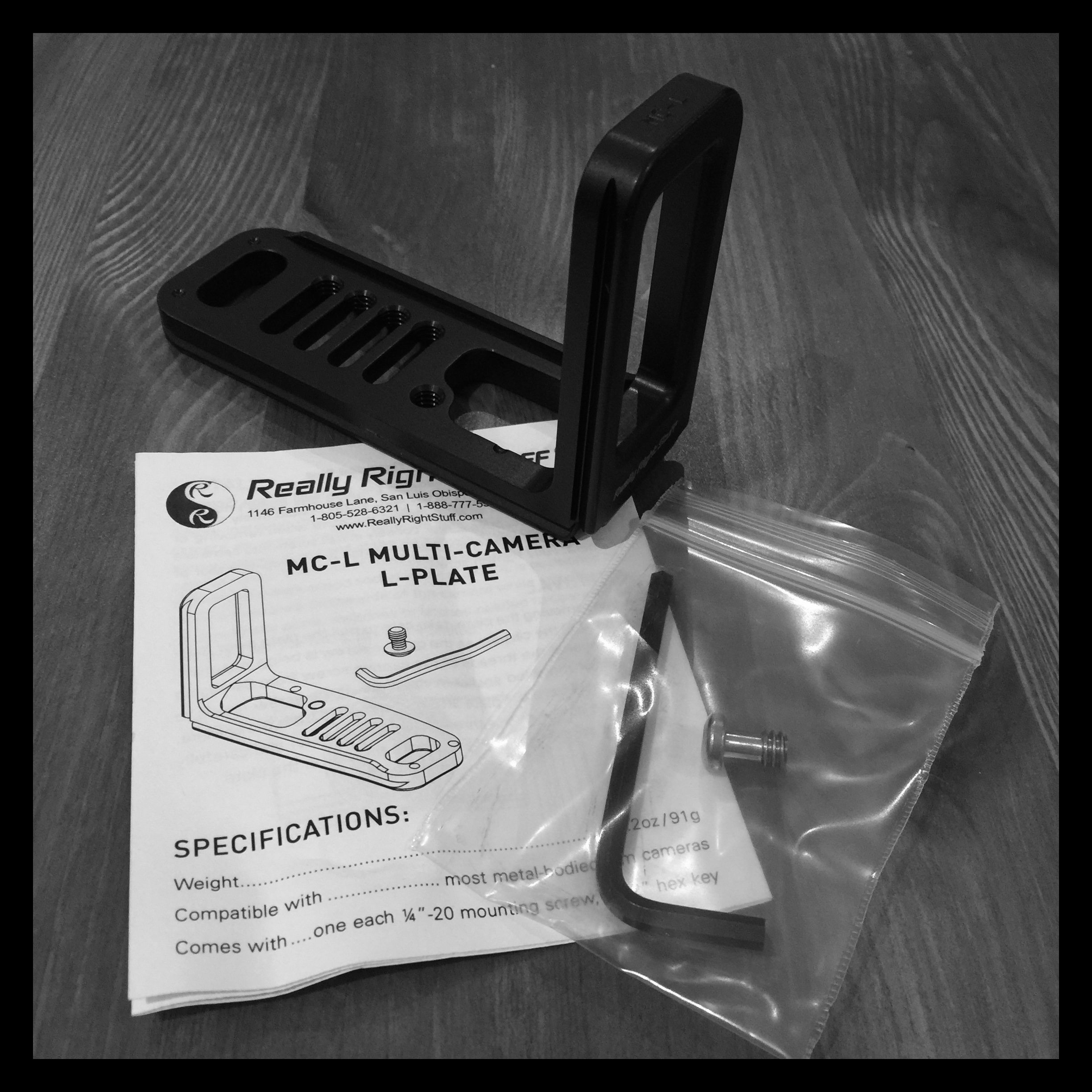 The Really Right Stuff MC-L Multi-Camera L-Plate