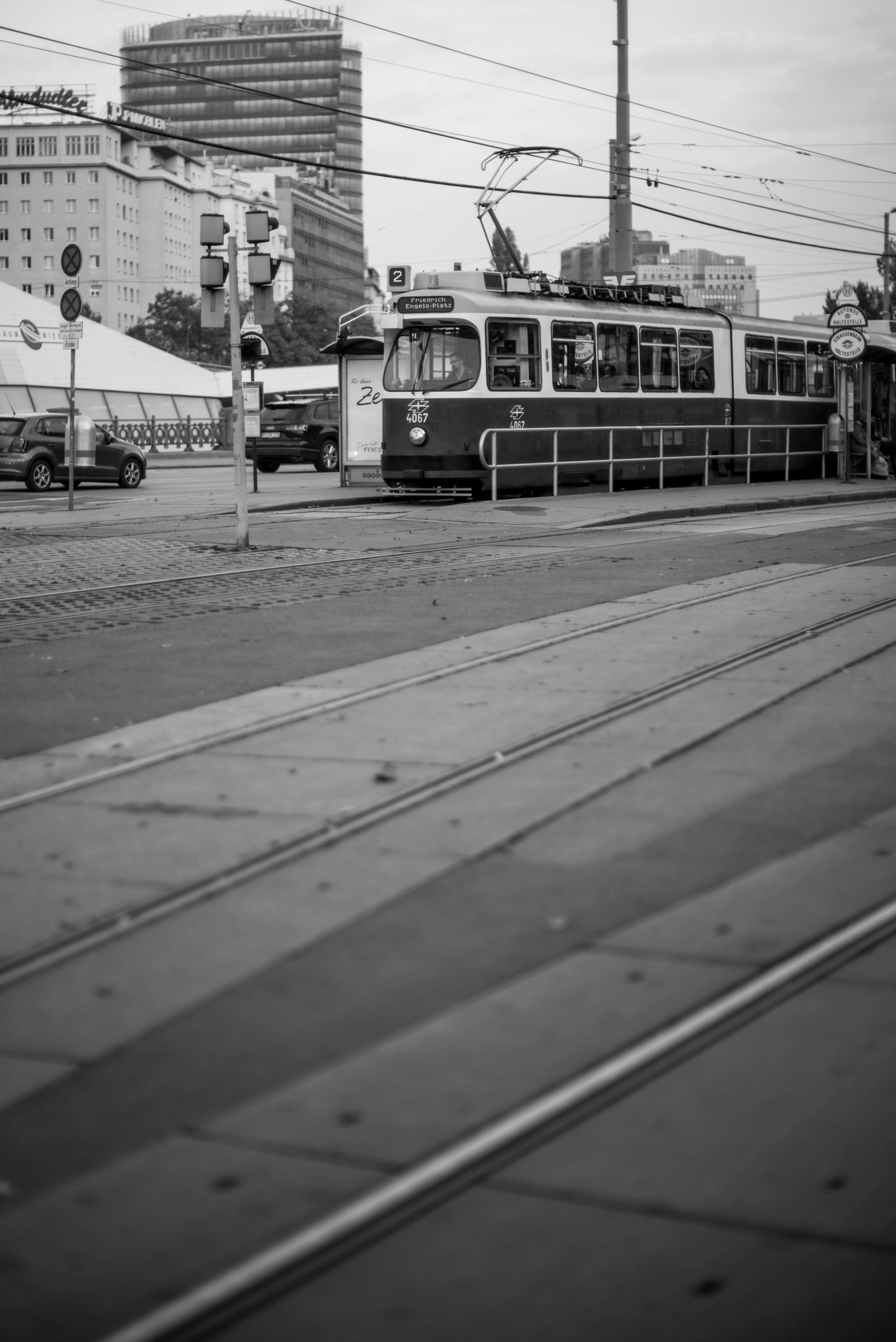 These old trollies in Austria looked like they were fresh out of 1970. I loved them!
