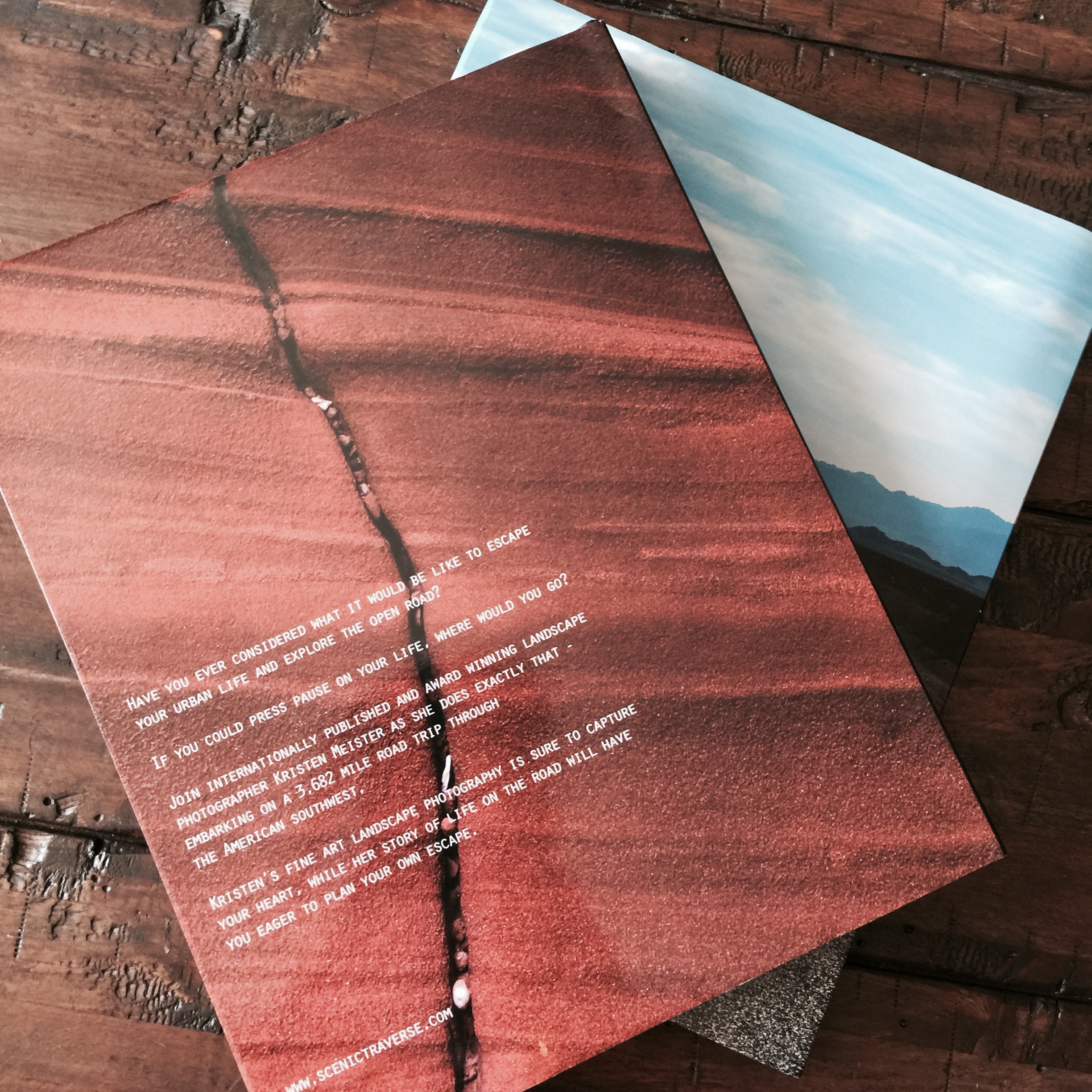 The back cover got a major overall; the top book is the final product, while the bottom one was the earlier draft.