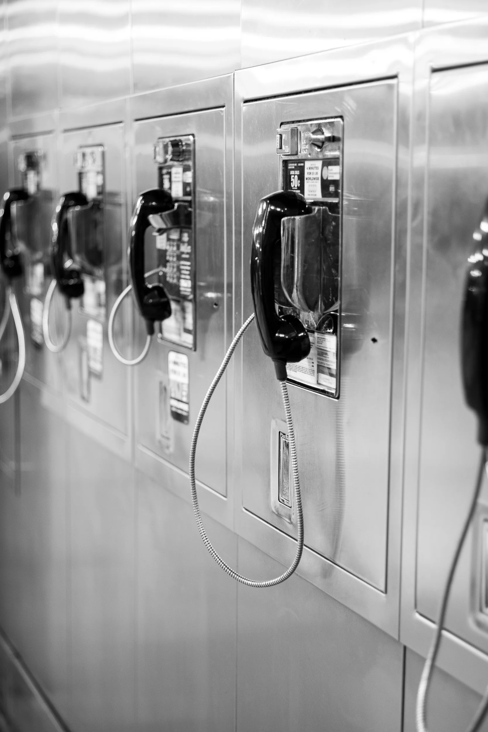 A Dinosaur. A bank of pay phones that see very little use in Grand Central Terminal. Leica M10 with 50mm Summicron f/2.