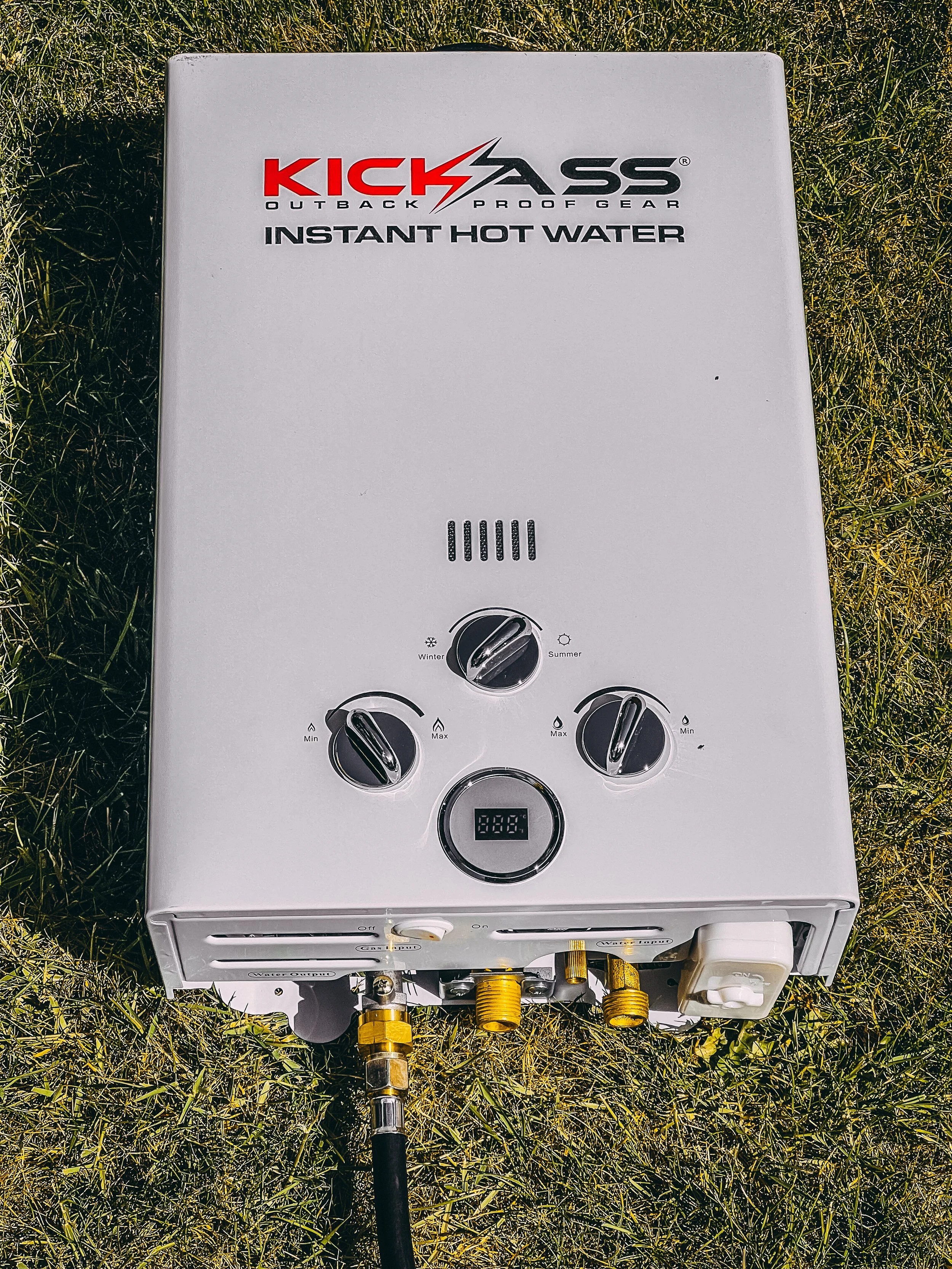 Clean Camping with the KickAss Instant Hot Water Shower — InTents Adventures
