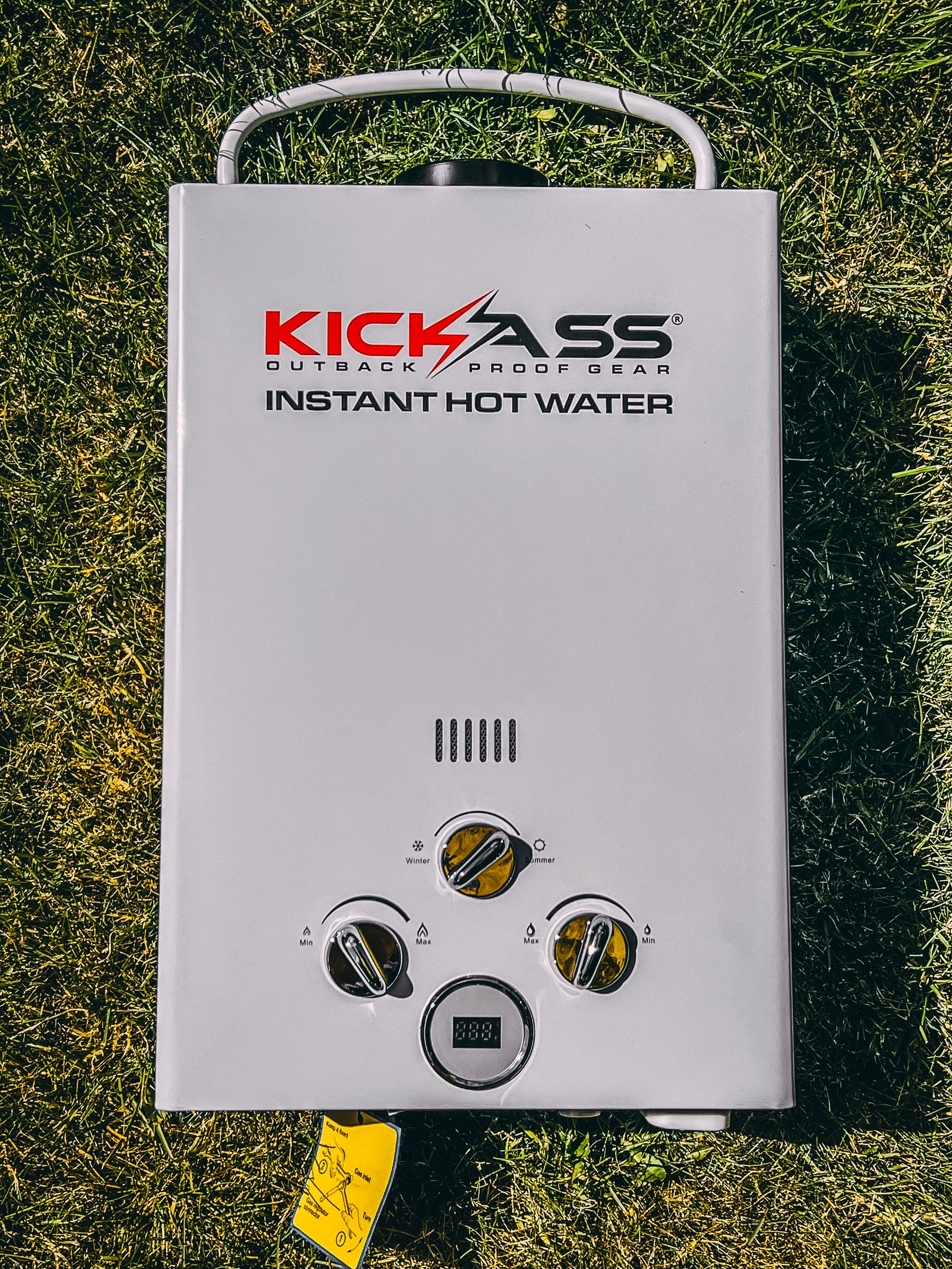 Clean Camping with the KickAss Instant Hot Water Shower — InTents Adventures