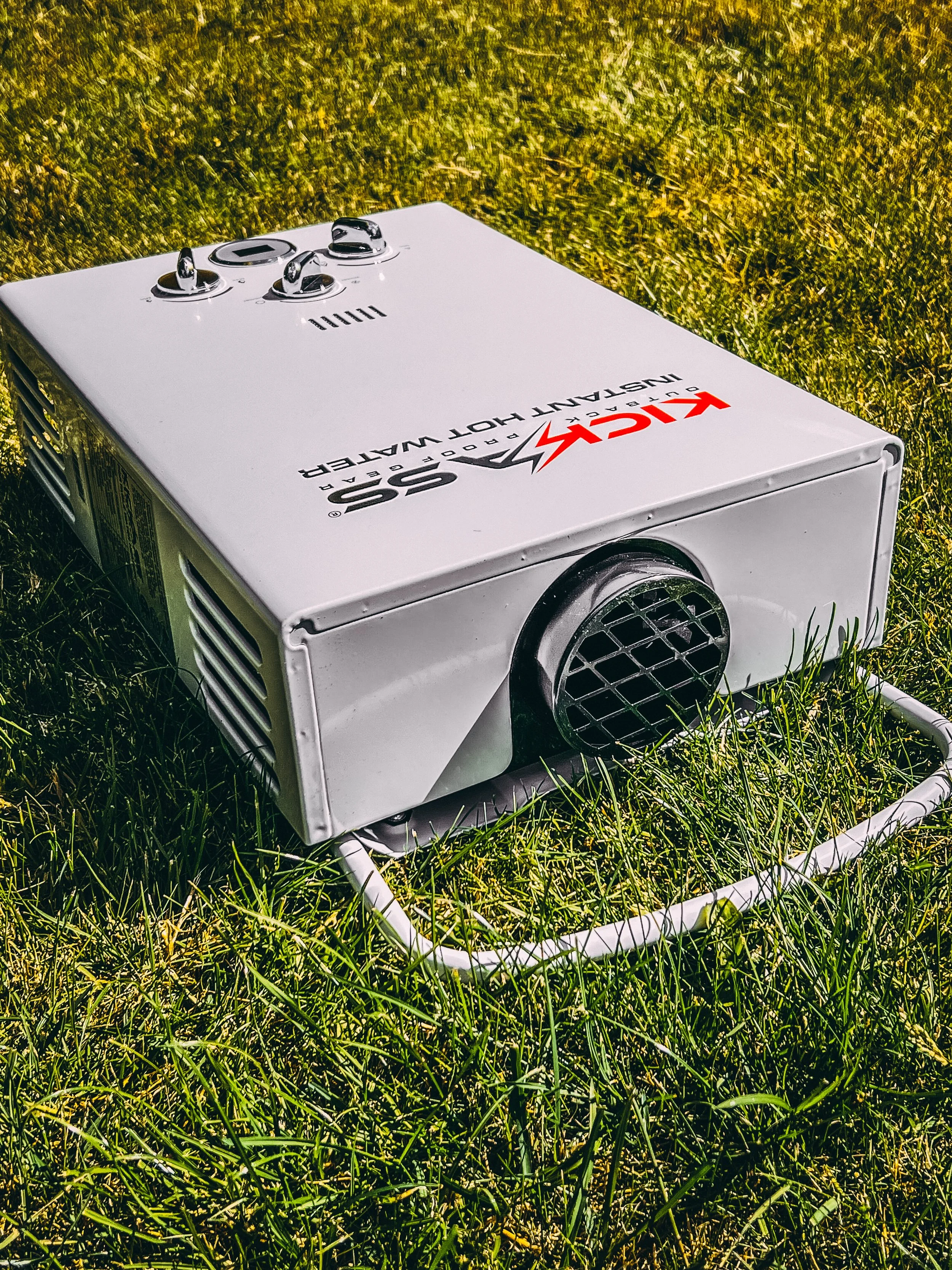 Clean Camping with the KickAss Instant Hot Water Shower — InTents Adventures