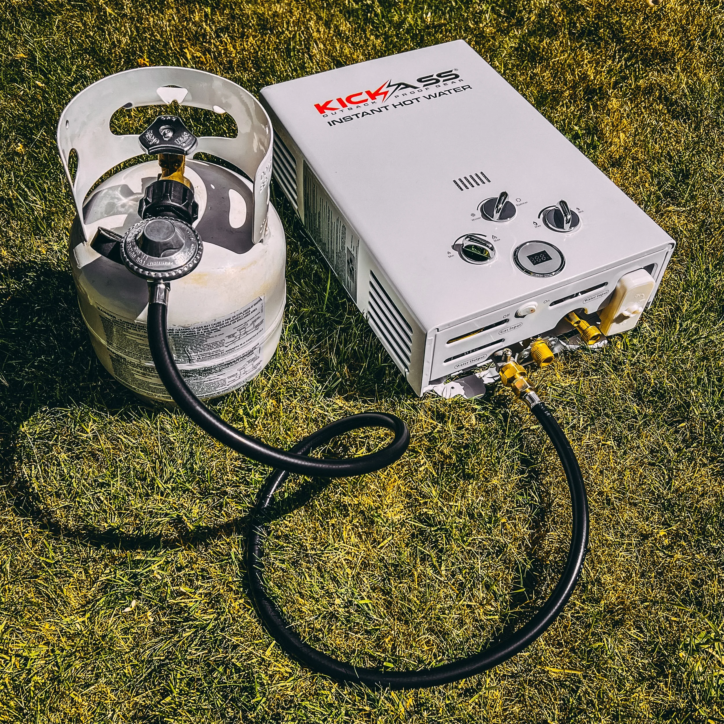Clean Camping with the KickAss Instant Hot Water Shower — InTents Adventures