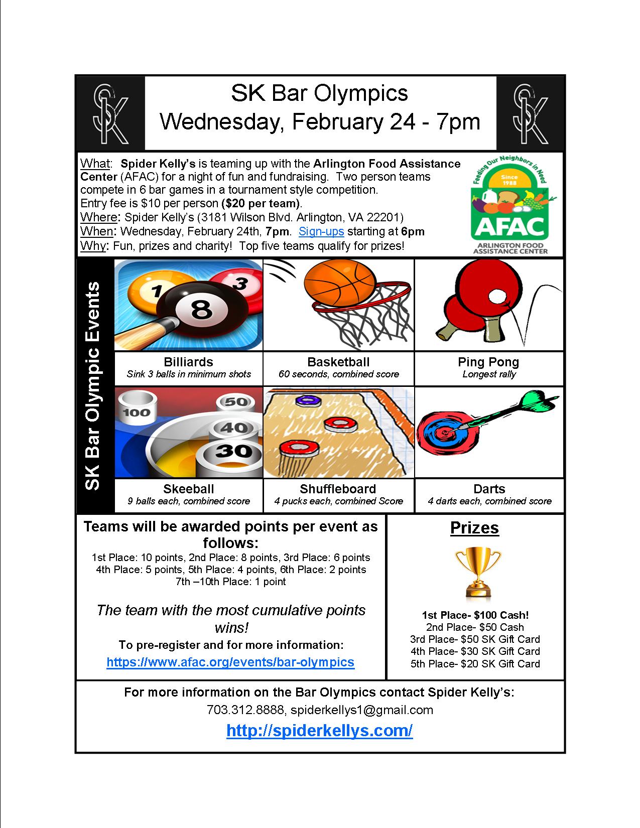 SK is teaming up with the Arlington Food Assistance Center for a night of fun and fundraising. Join us!