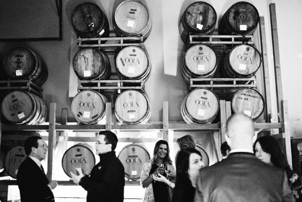 The Barrel Room in OOLA Distillery photo courtesy of Jenny Jimenez