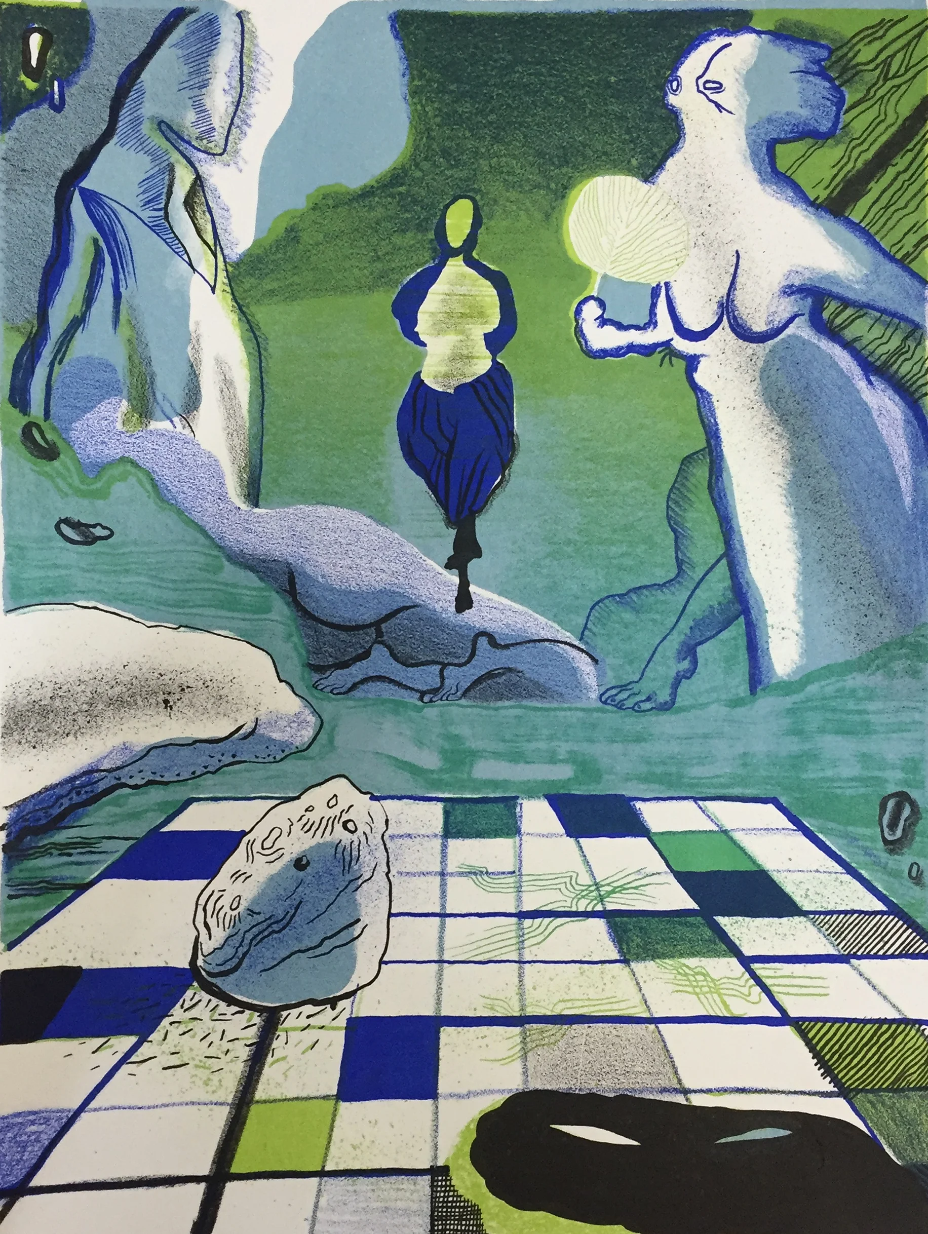 "The Very Young King". Part of livre d'artist.