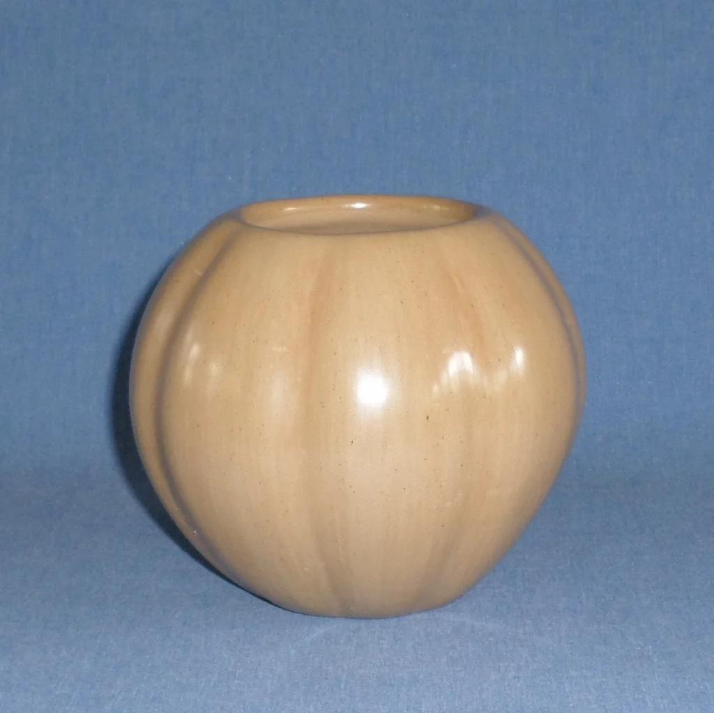 Golden Melon Design Bowl 4-7/8" High X 5-5/8" Dia. SOLD