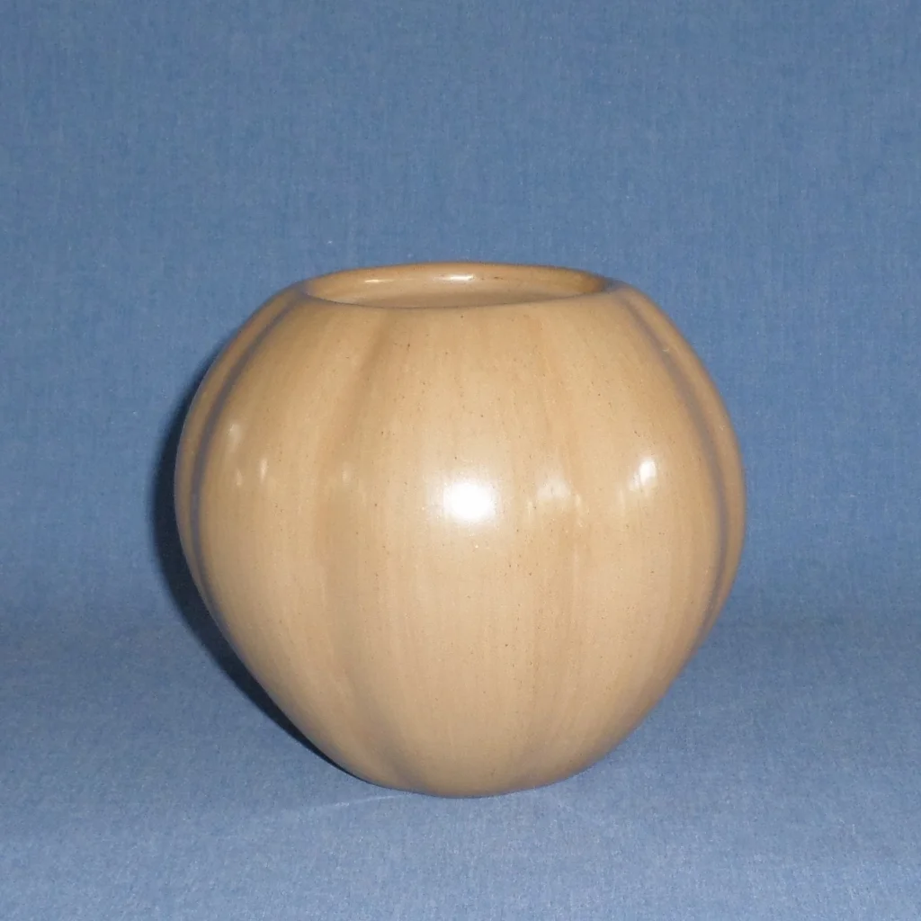 Golden Melon Design Bowl 4-7/8" High X 5-5/8" Dia. $1,200.