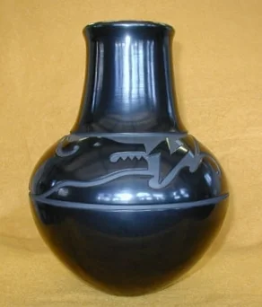 Black Traditional Water Jar