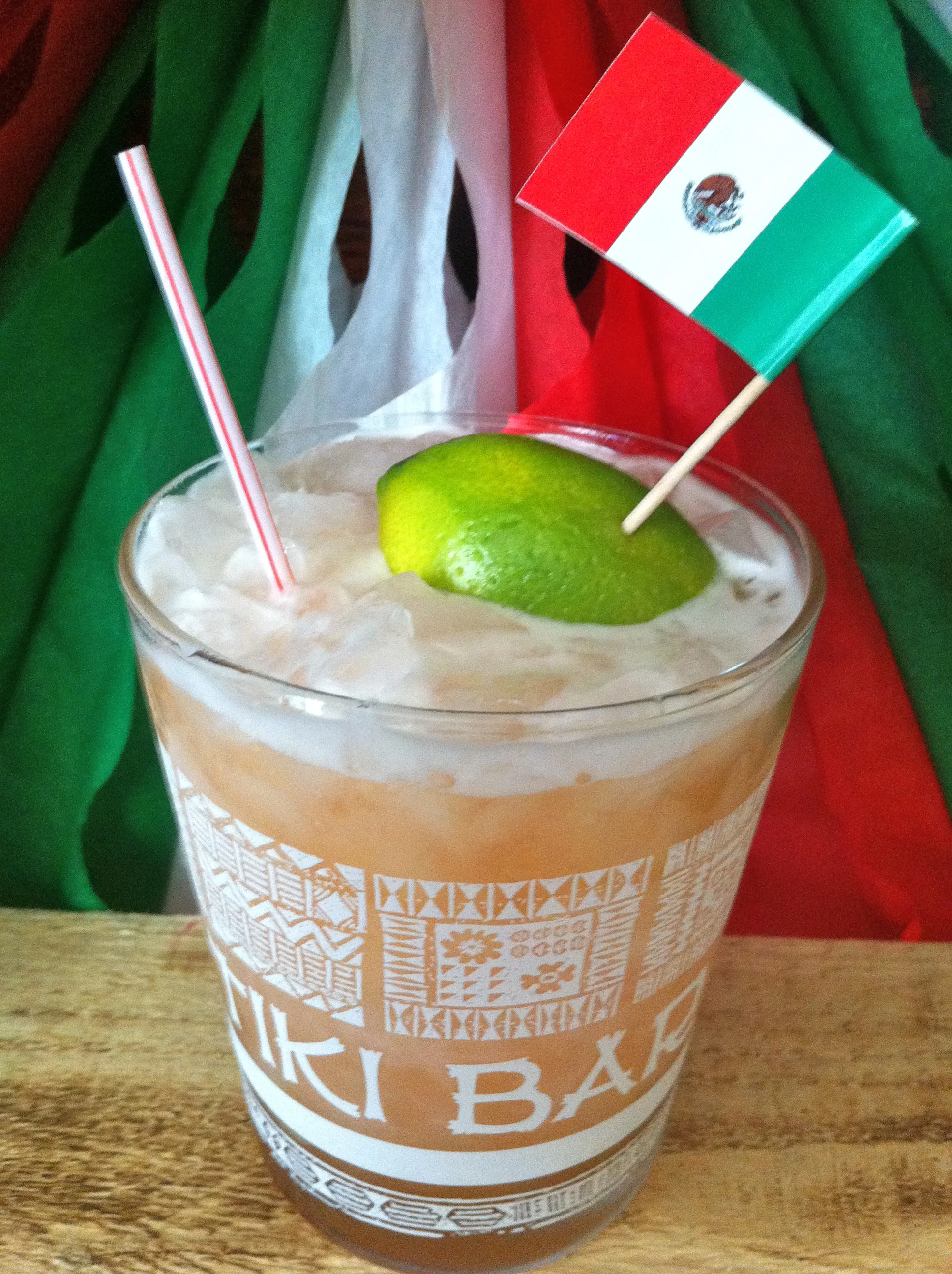 Mix up Baja Aloha to impress your friends. Rum or Tequila, it's in here. 
