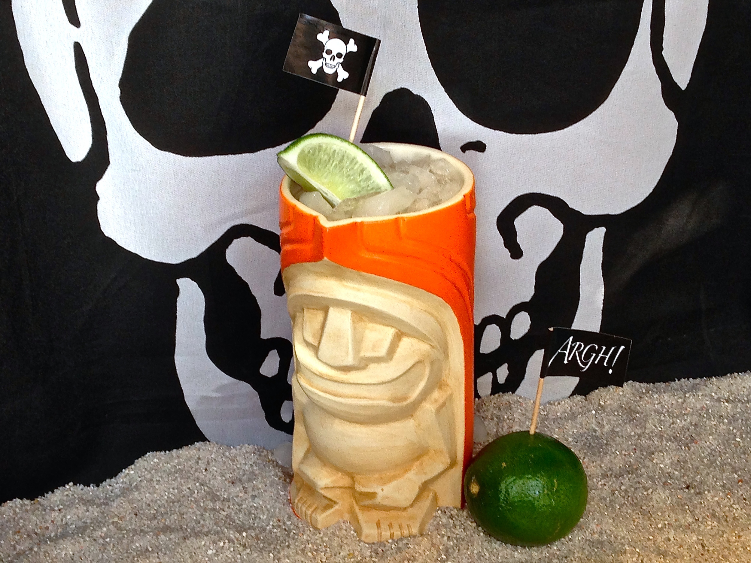 The Sand Pirate served in our signature ZTL mug by PopTiki of Colorado. 