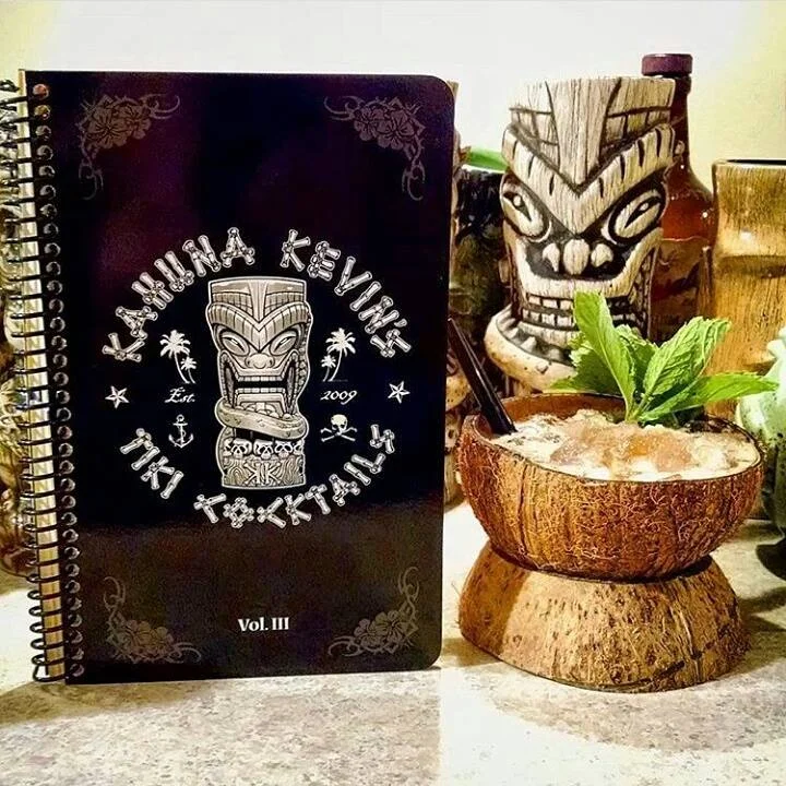 Not only does Kahuna Kevin have three great cocktail books, but he has released a sweet tiki mug that is ripe for sipping from. 