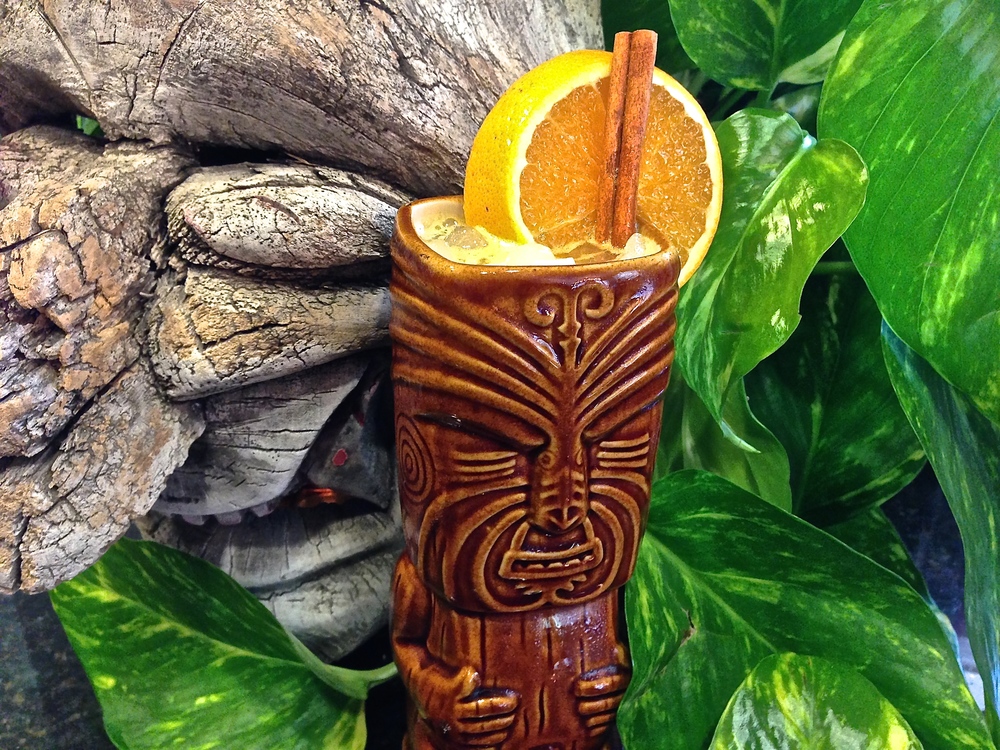 The Scurvy Killer is an easy tiki drink your friends won't let you stop mixing. Be sure to have plenty of Zaya Rum and cinnamon syrup on hand. 