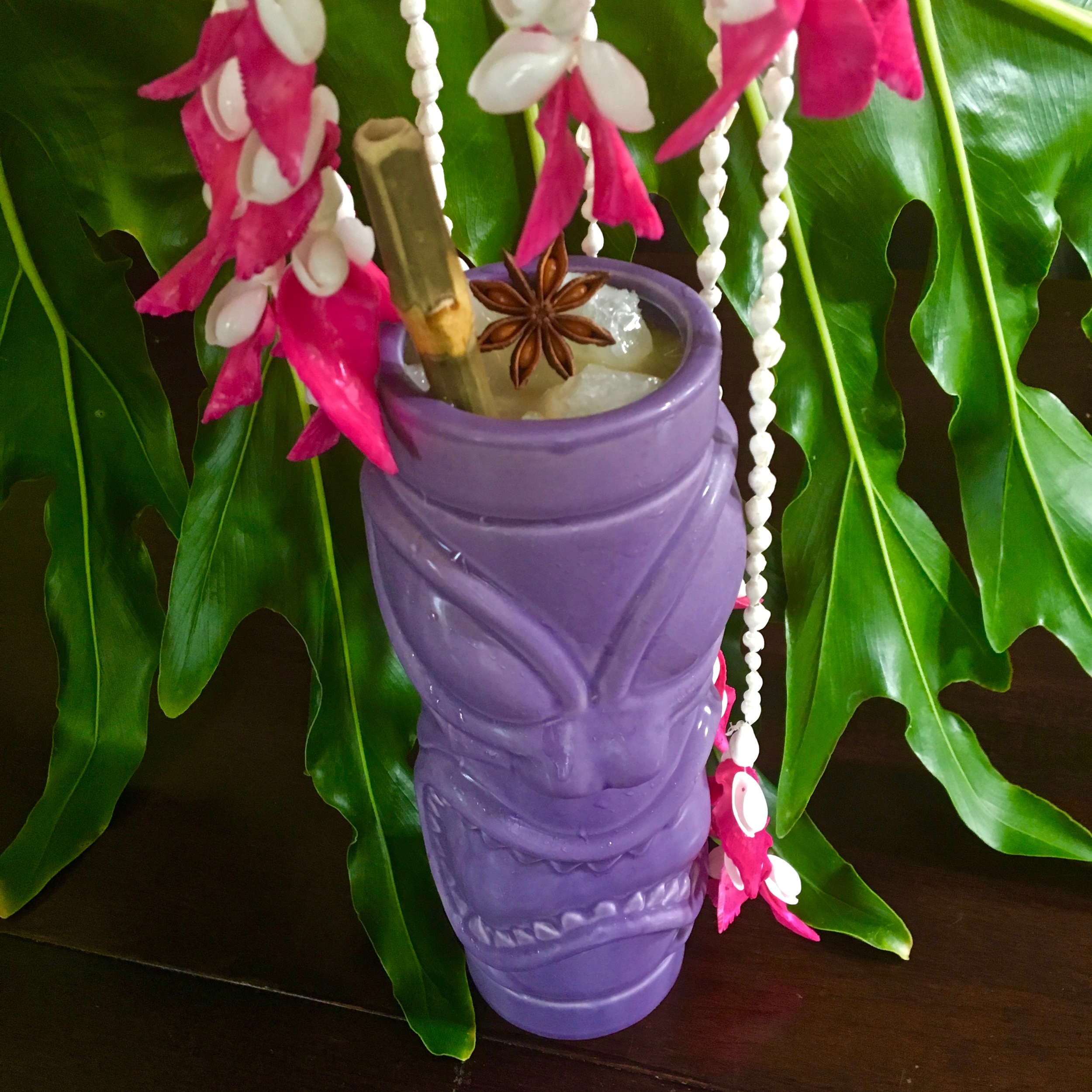Multiple rums combined with coconut and pineapple juice are just the start to the forbidden atoll. follow the recipe carefully or you won't remember your way back home. 