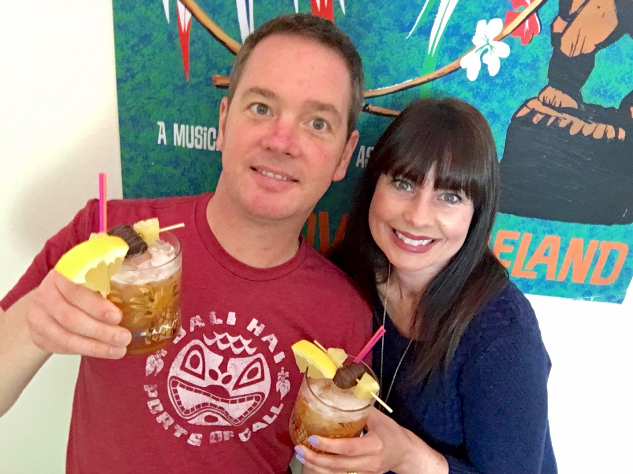 Sunshine is wearing one of the latest t-shirts from Tiki Bar T-Shirt club. Click to get yours . 