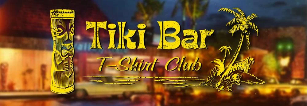 All of us here in the Zen Tiki Lounge love wearing our shirts from Tiki Bar T-Shirt Club . A new design each month delivered right to your mailbox. 