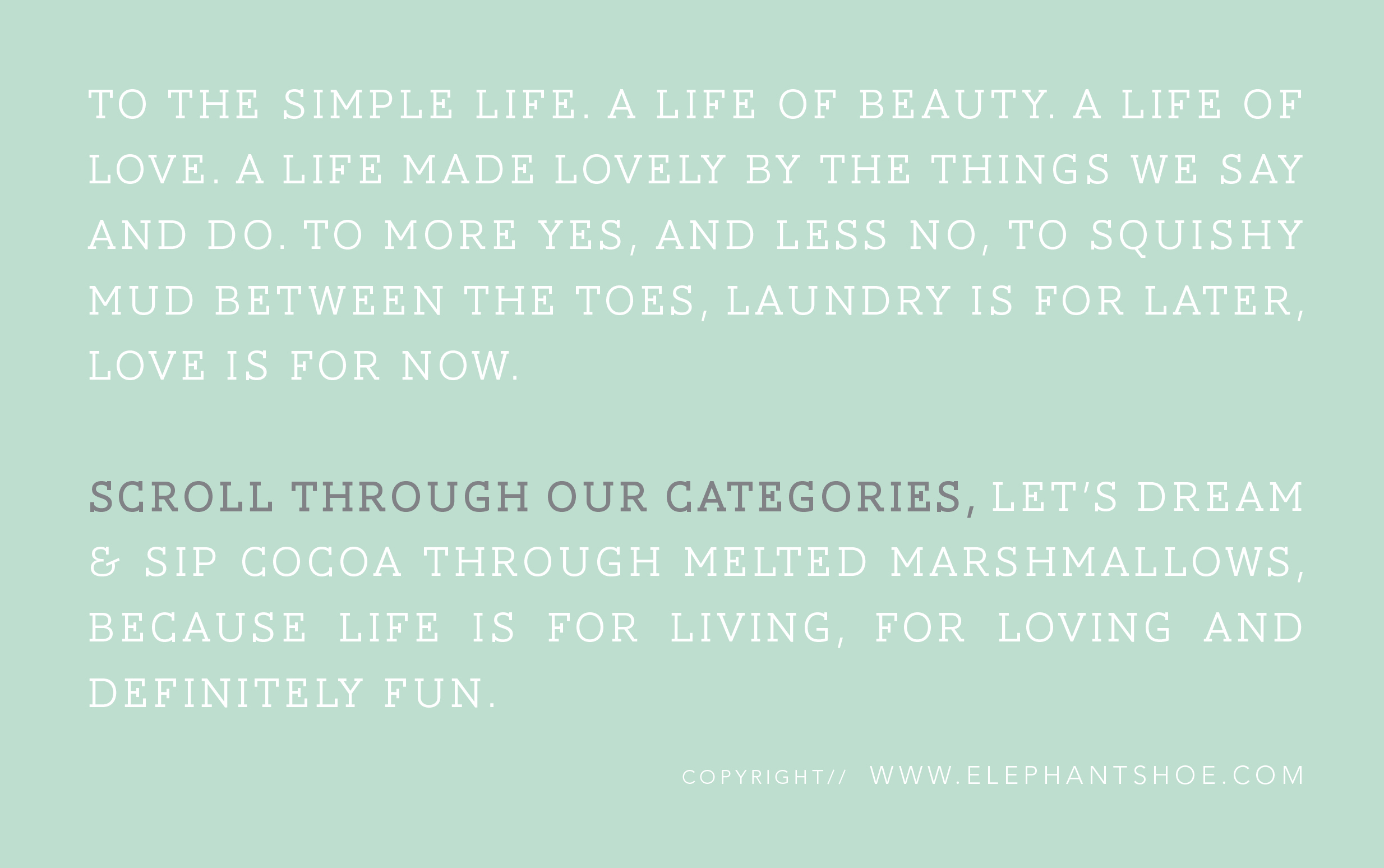 Scroll through our Categories