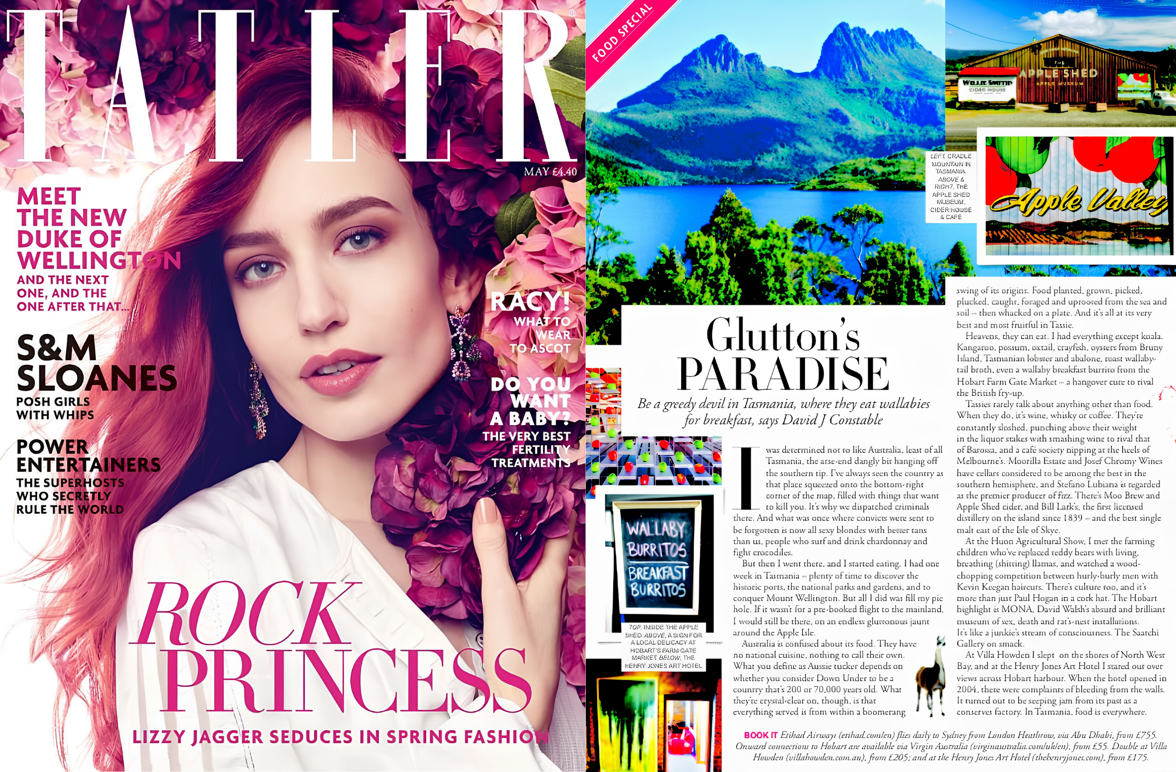 Tatler May2015 Tasmania Travel Feature.png