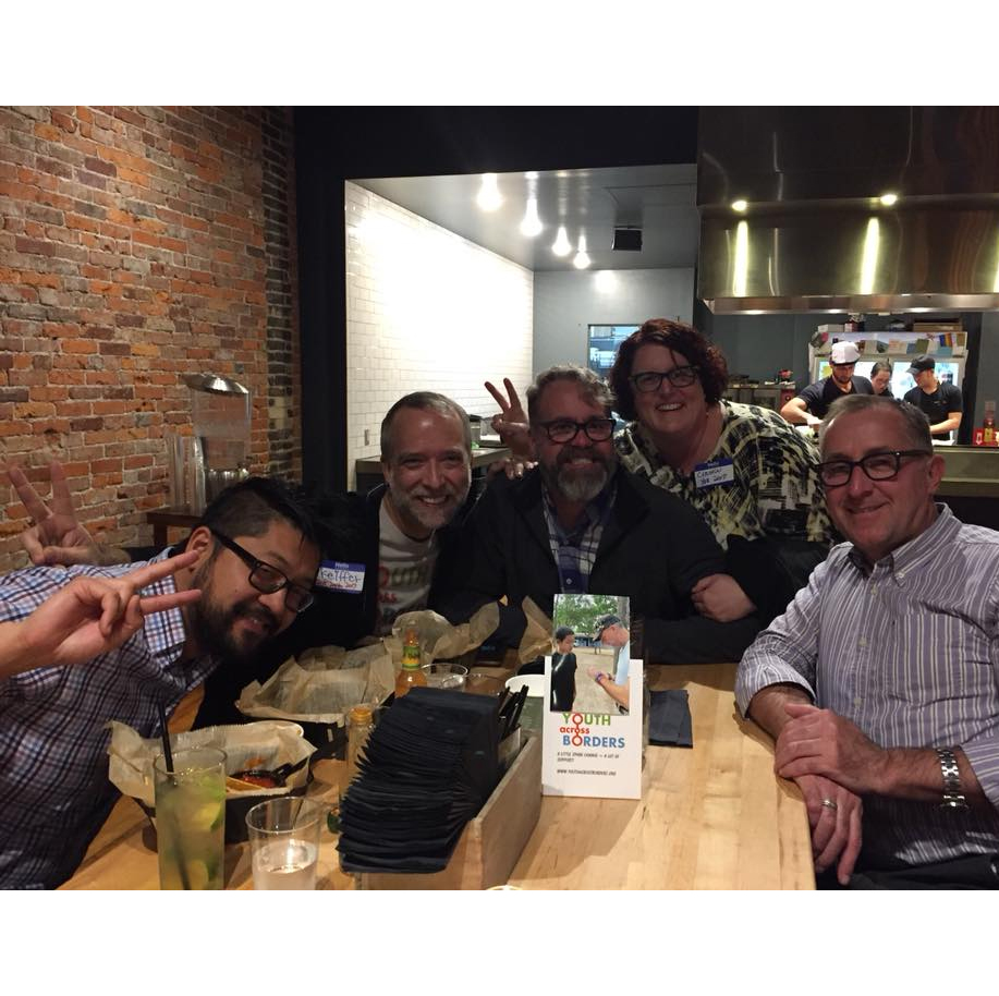 These 2 guys were engaged at the Youth Across Borders Taco Tuesday! - Courtney