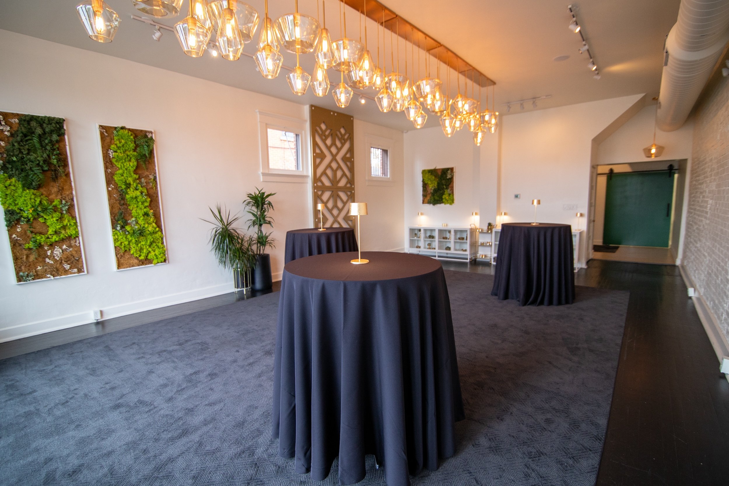 Tall tables at the event space.jpg