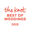 The Knot's Best of Weddings badge - best place to host a wedding Columbus Ohio - 2023
