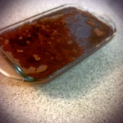 The mudcake, in it natural, puddle form.