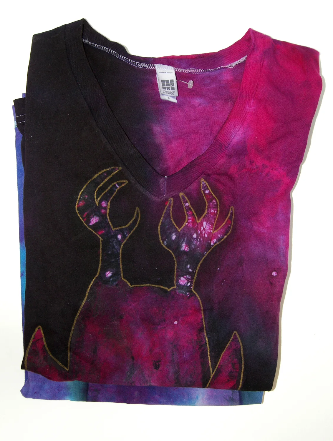 Salvation, A Way for Ruin Tie-dye inverted owl v-necks, for sale or trade 2008