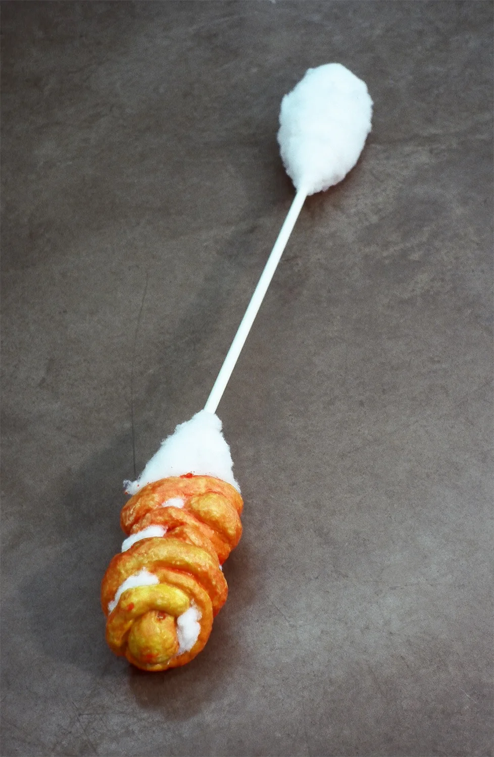   The Unmentionable   Sculpture &nbsp; &nbsp; &nbsp; &nbsp; &nbsp;2006  Cotton, wax, plastic, glass. 