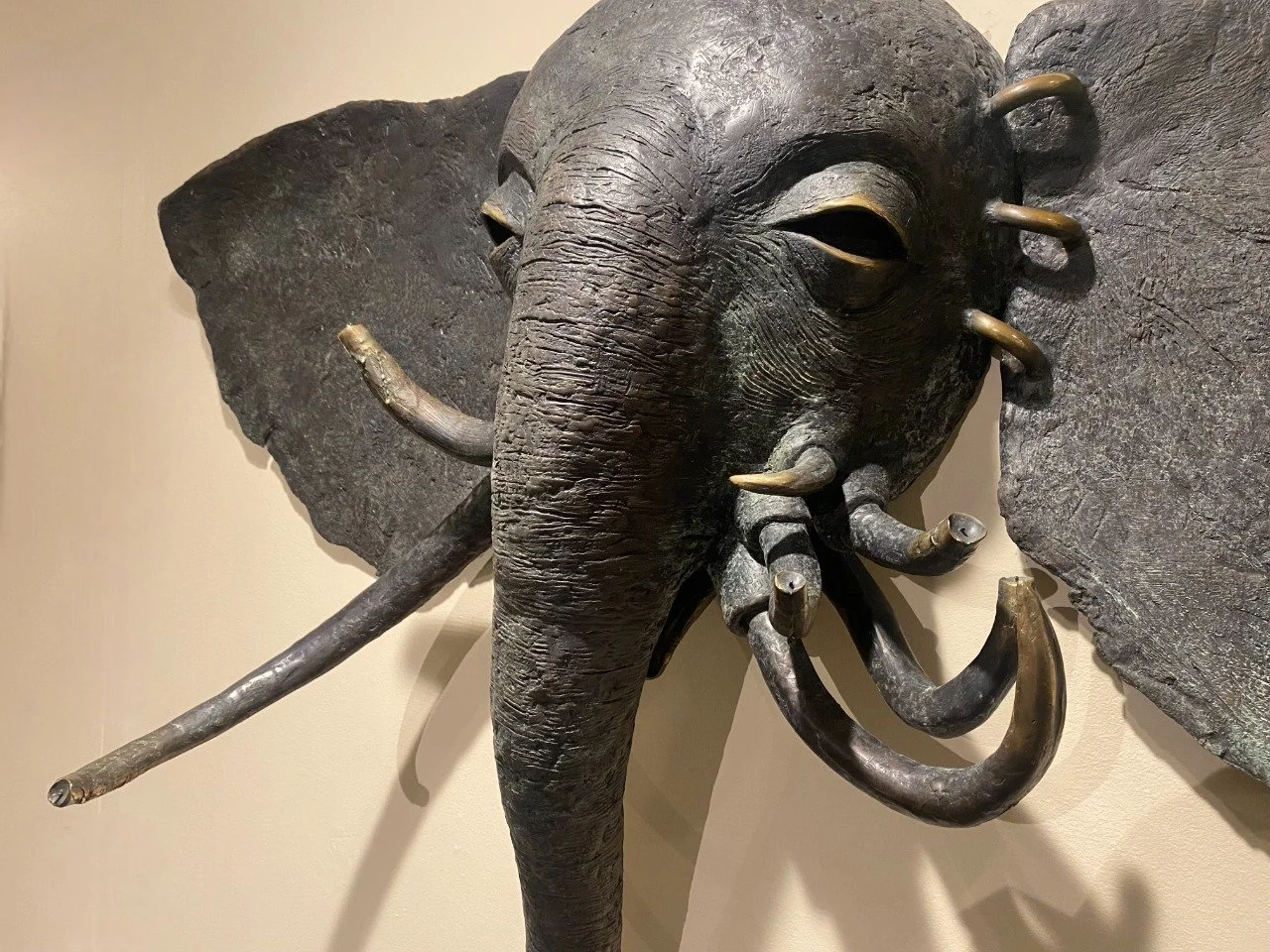   Belated  (For my mother)  Bronze, 55” x 44” x 13”  2023  