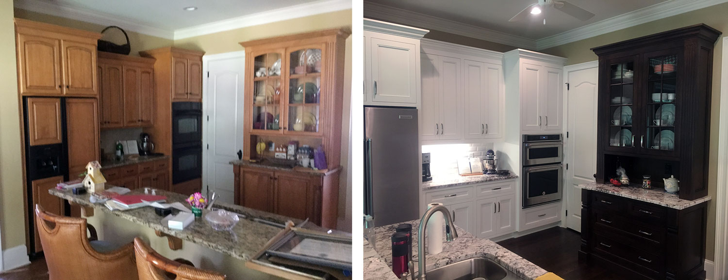 Kitchen: Before / After