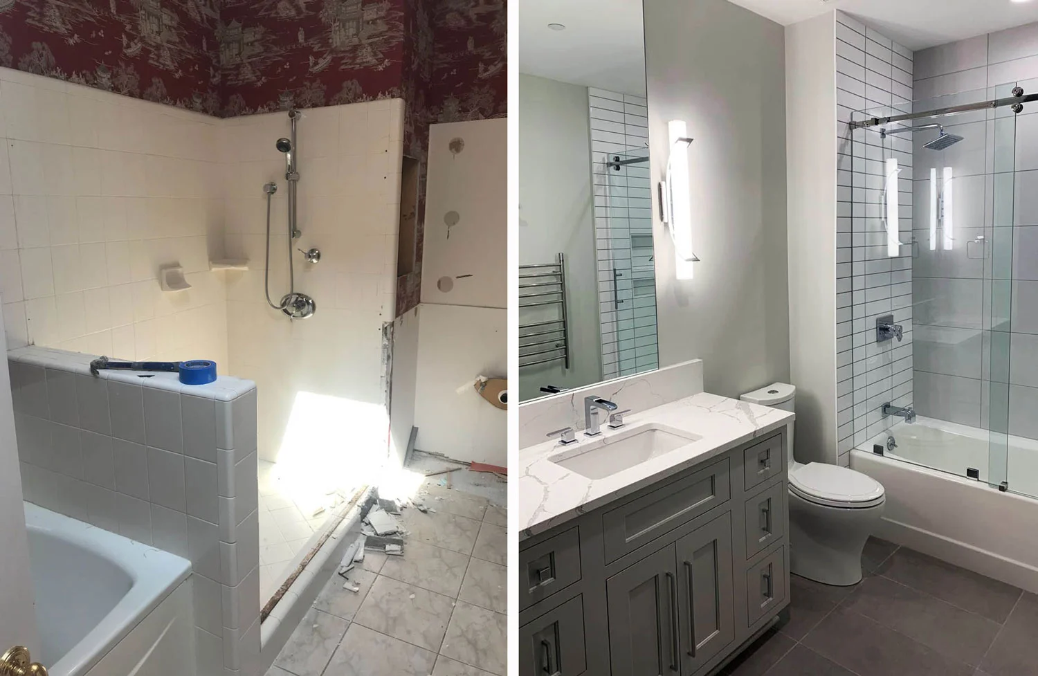 master bath: before & After