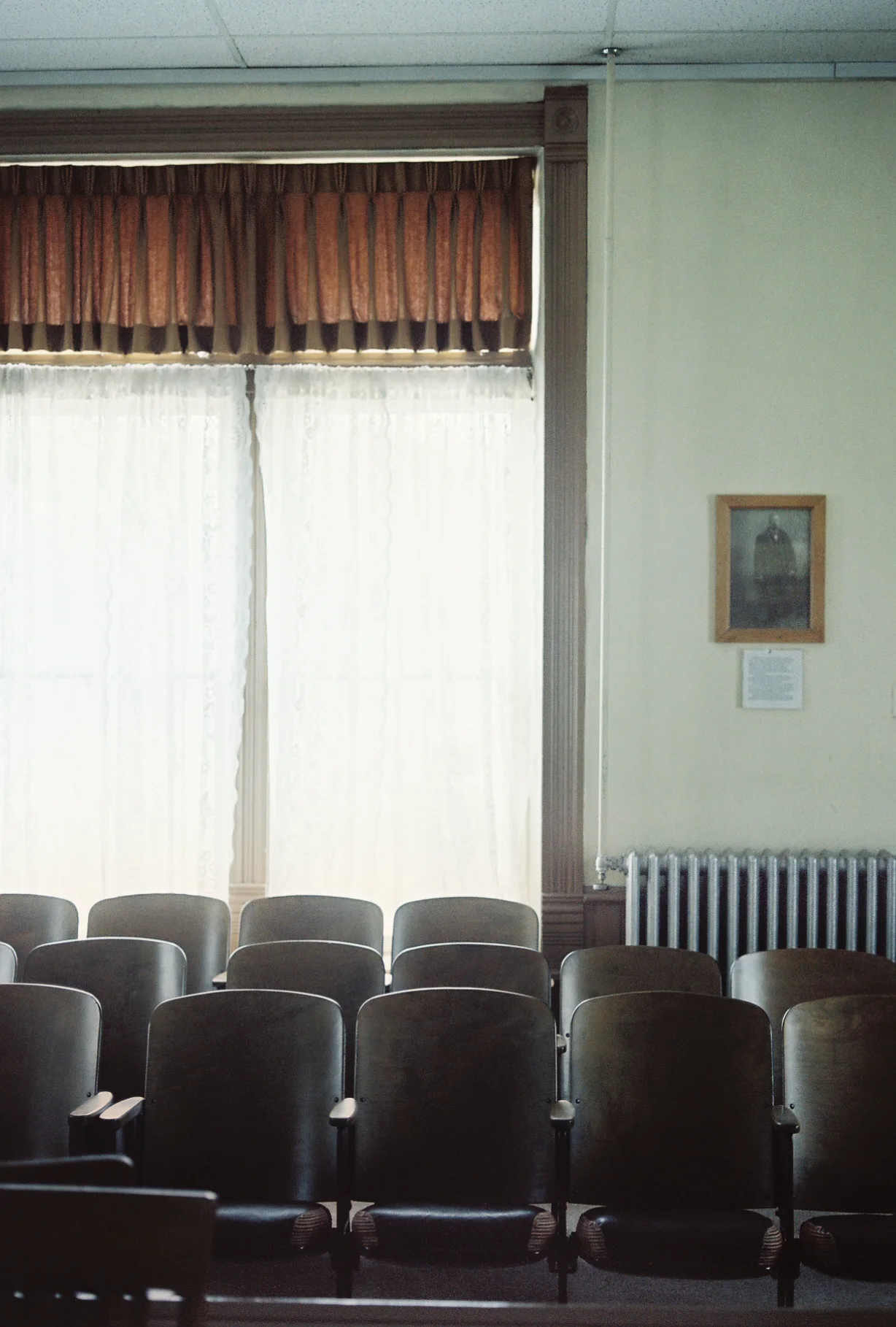 Interior of the Town Hall in Eureka.