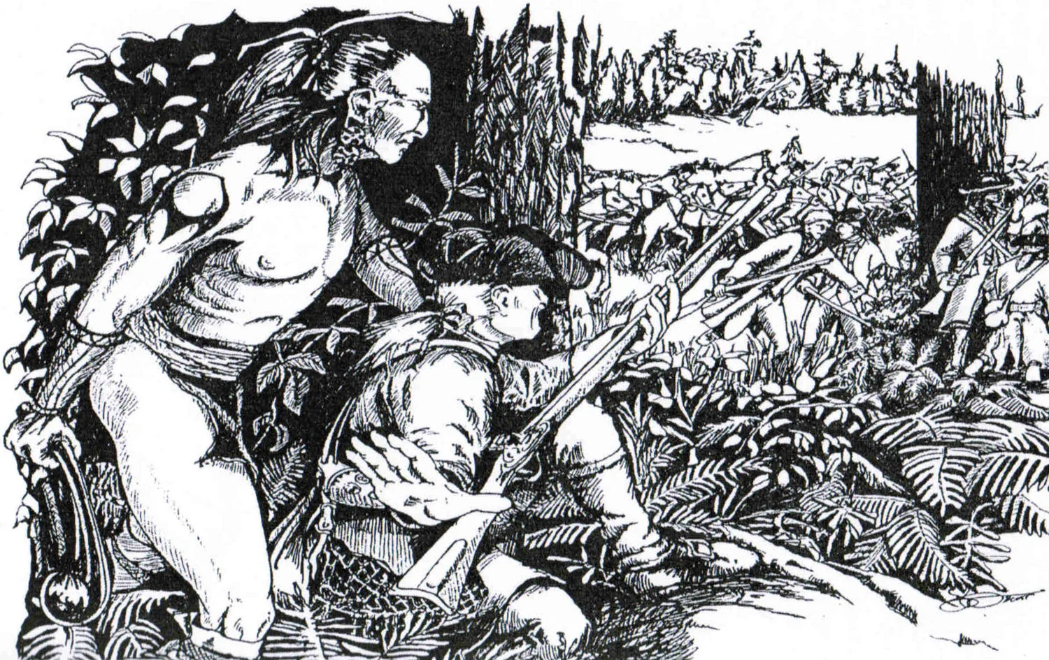 Cavalry charge at the Battle of the Flockey by Scott Patterson, 2001
