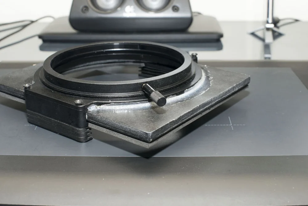 There was a gap left at the back, I filled this with a piece of rope from a lens pouch and some silicone.