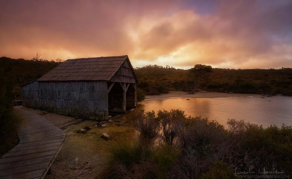 Boathouse, Lake Dove, Cradle Mountain