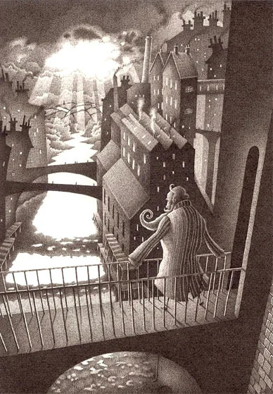  'The Illumination' (Saltaire / Titus series) A6 Greetings Card 