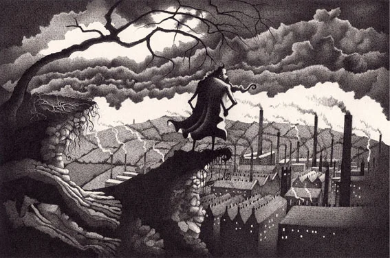  'Titus Surveys' (Saltaire / Titus series) A6 Greetings Card 