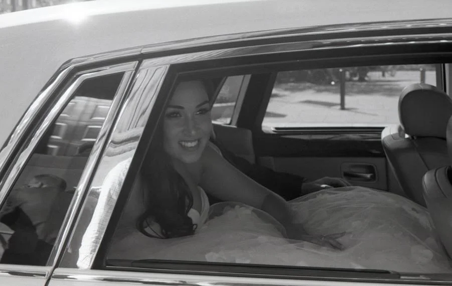 Marie on her wedding day