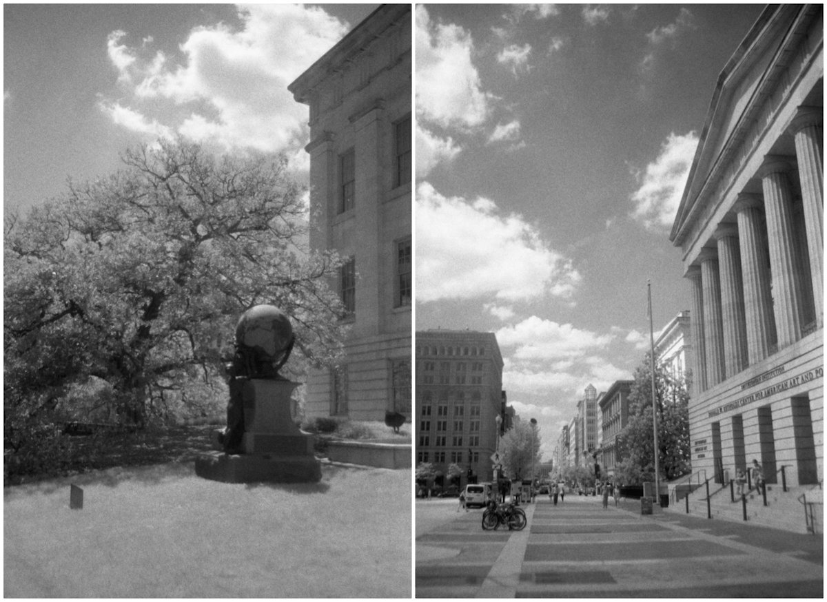 With IR720 filter. f/3.5 @ 1/30 and f/3.5 @ 1/60