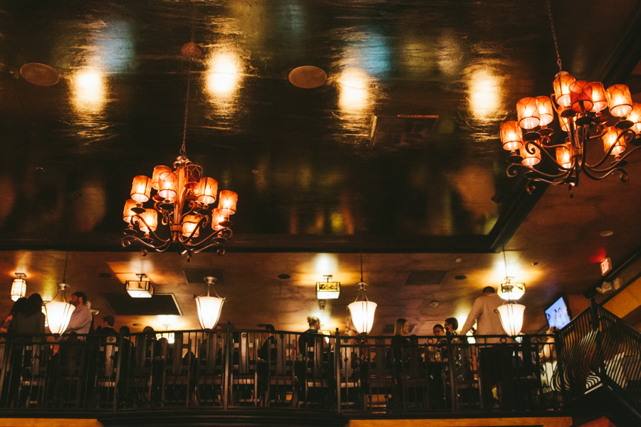 Reception on the second level of Samuel Beckett's in Shirlington, VA.