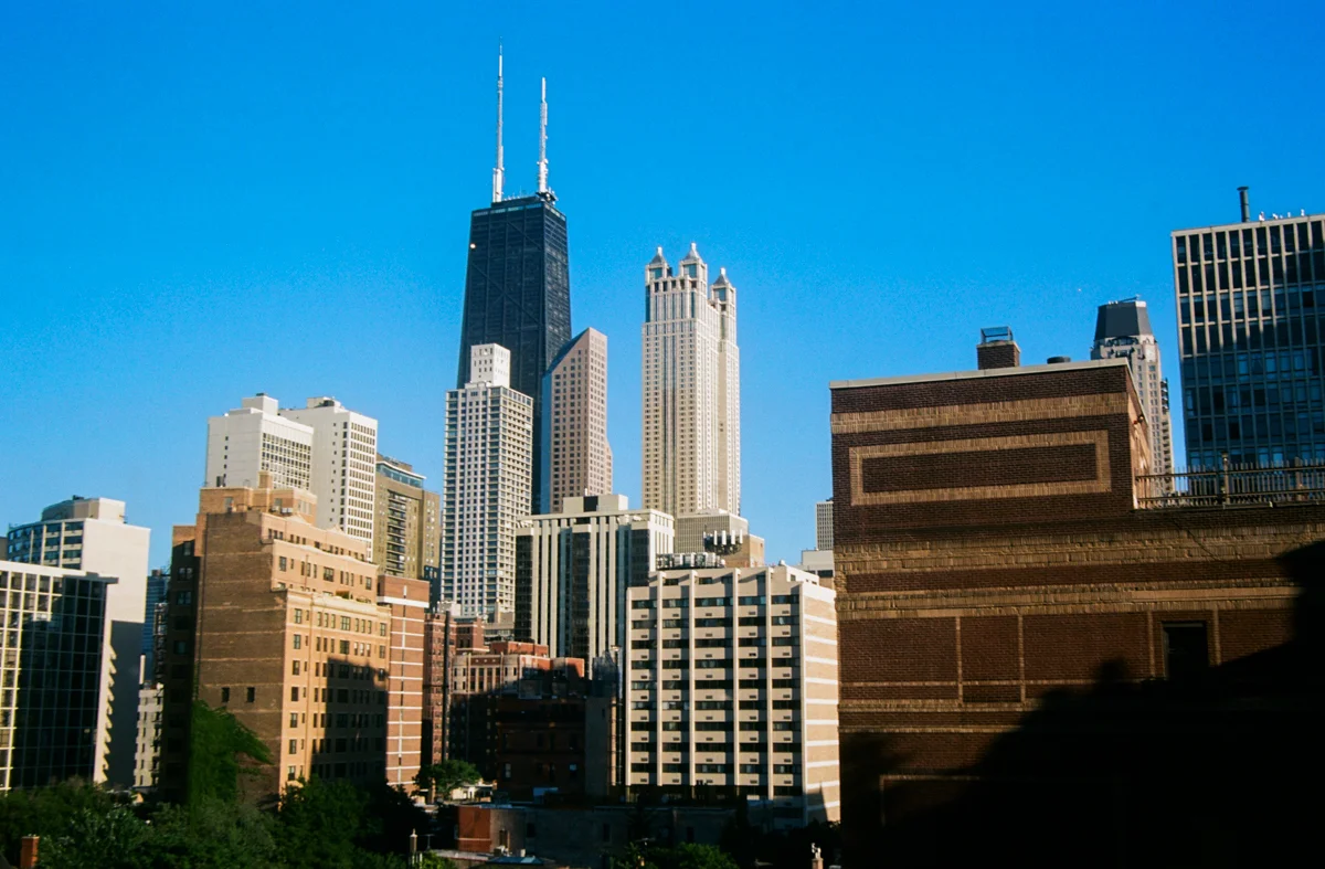 View from Public Chicago Hotel Kodak Ektar 100