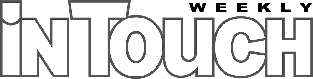 Close-up of the words 'In Touch' in bold, black and white text.