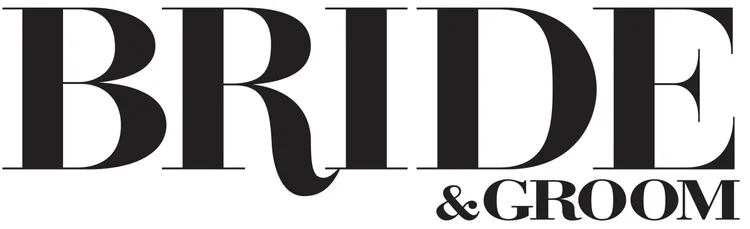 Text reading 'Bride & Groom' in black capital letters.