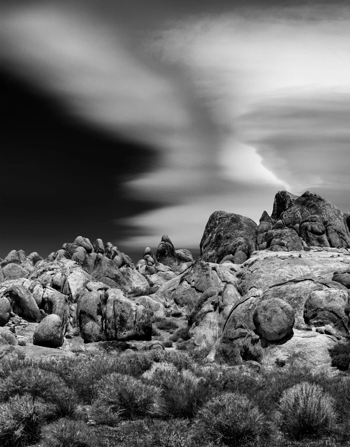 Sierra Wave over Alabama Hills